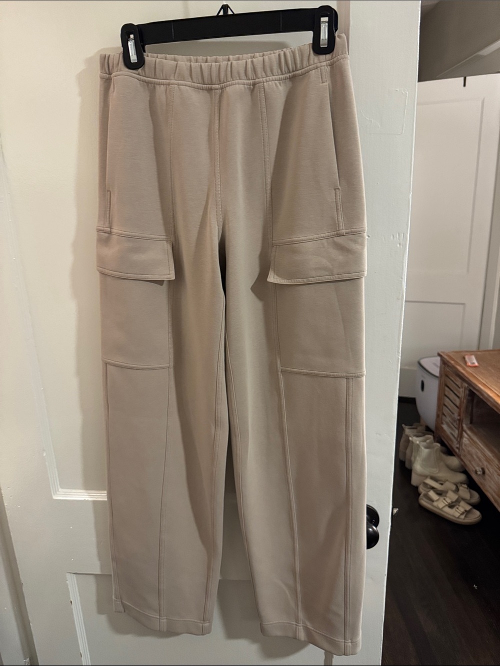 lululemon athletica Beige Cargo Jogger Pants